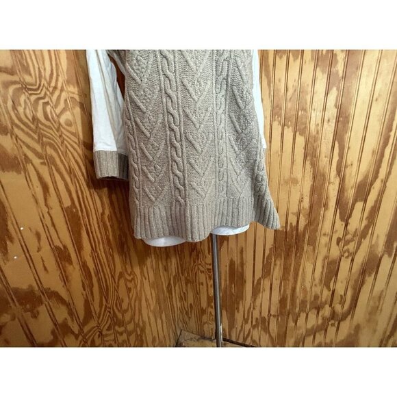Anthropologie Pilcro and the Letterpress Wool Cable Knit Boho Pullover Sweater M - Picture 2 of 9